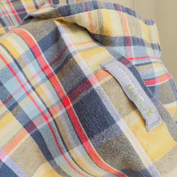 Men's Horny Toad Mojo Plaid Organic Cotton Flannel L/S Button Down Shirt Size L - Picture 4 of 5